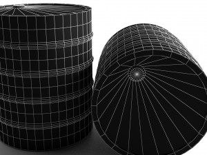 red barrel 3D 模型