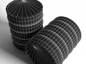 red barrel 3D Model