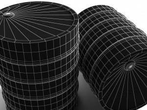 red barrel 3D 模型