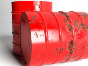 red barrel 3D Model