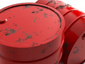 red barrel 3D Model