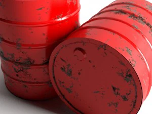 red barrel 3D Model