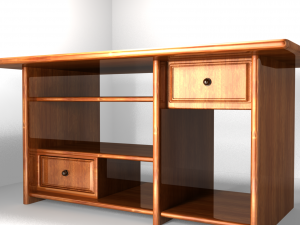 computer table 3D 모델