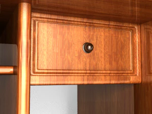 computer table 3D Model