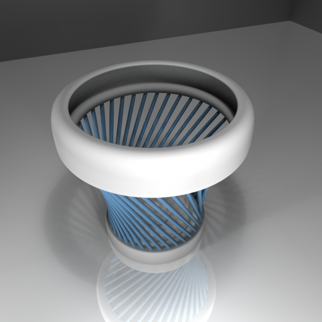 waste bucket 3D Model .c4d .max .obj .3ds .fbx .stl .blend 