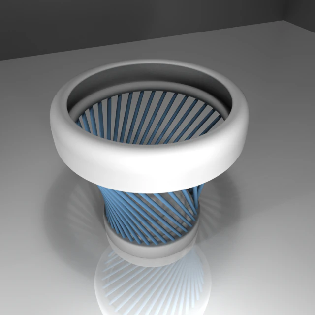 waste bucket 3D Model .c4d .max .obj .3ds .fbx .stl .blend 