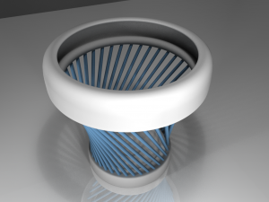 waste bucket 3D मॉडल