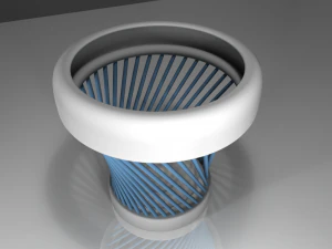 wiadro na śmieci Model 3D