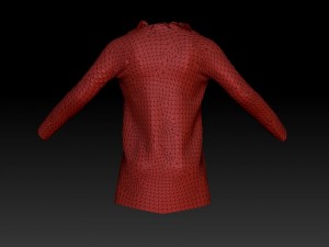 blouse long sleeve 3Dモデル