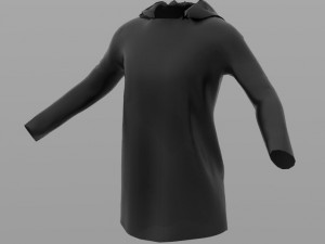 blouse long sleeve 3Dモデル