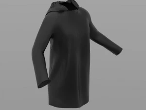 blouse long sleeve 3D Model