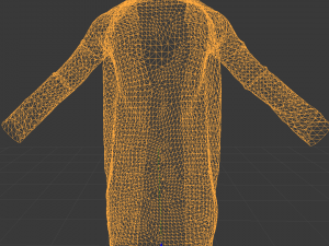 small package of clothes Modello 3D
