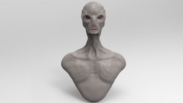 alien 3Dモデル .c4d .max .obj .3ds .fbx .stl .blend 