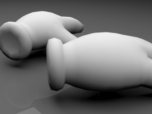 glove hands 3D 模型