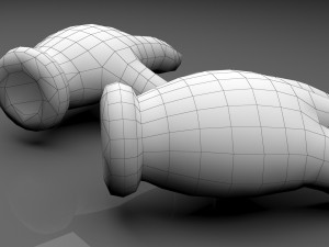 glove hands 3D 模型