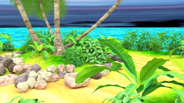 island Modelo 3D .c4d .max .obj .3ds .fbx .stl .blend 