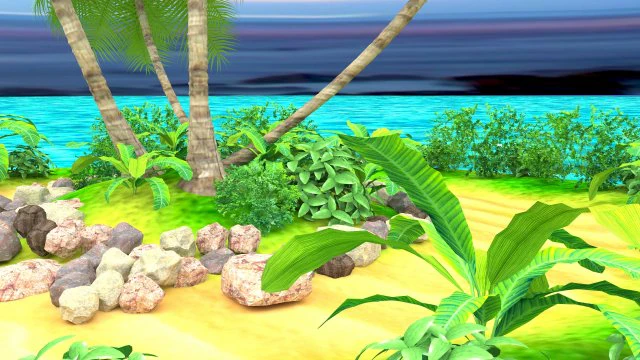 island 3D Model .c4d .max .obj .3ds .fbx .stl .blend 