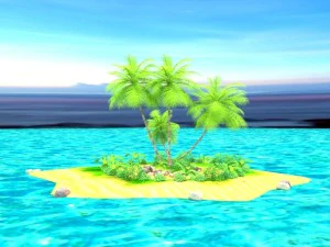 island 3D Model