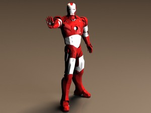iron man Modelo 3D