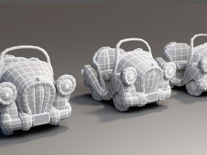 toon car 3D मॉडल