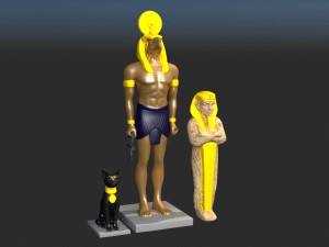 ancient statue Modèle 3D
