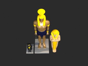 ancient statue Modèle 3D
