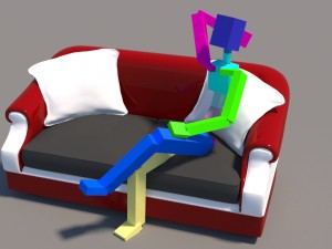 sofa 3D मॉडल