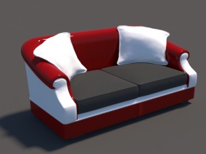 sofa 3D मॉडल