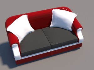 sofa 3D मॉडल