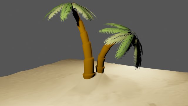 plam tree Modelo 3D .c4d .max .obj .3ds .fbx .stl .blend 