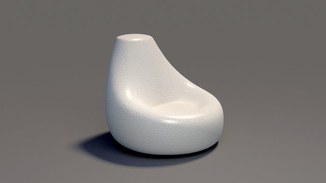 bean bag Model 3D .c4d .max .obj .3ds .fbx .stl .blend 