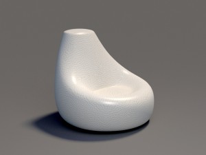 bean bag Modelo 3D