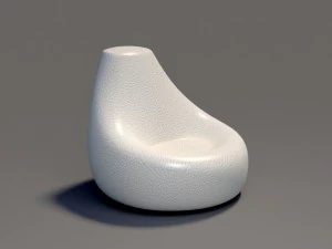 saco de feij&atilde;o Modelo 3D