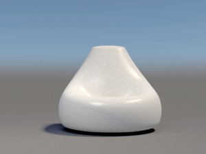 bean bag Model 3D