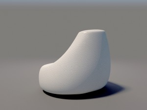 bean bag Model 3D