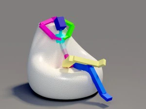 bean bag 3D Model