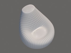 bean bag Model 3D