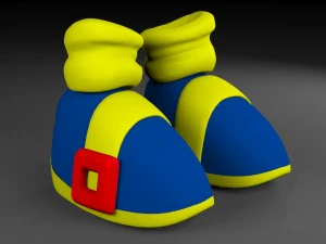 toon shoes 3D Model