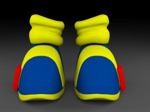 toon shoes 3D Модель