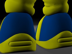 toon shoes 3D Модель