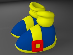 toon shoes 3D Модель