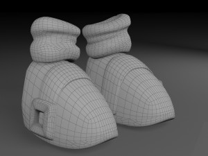 toon shoes 3D Модель