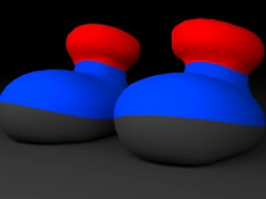 toon shoes 3D Model