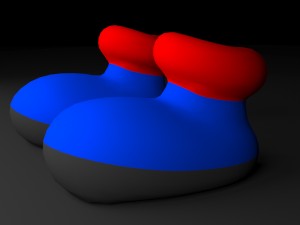 toon shoes 3D 모델