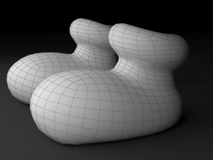toon shoes 3D 모델