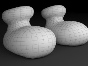 toon shoes 3D 모델