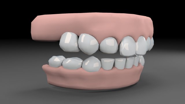 teeths 3D Model .c4d .max .obj .3ds .fbx .stl .blend 