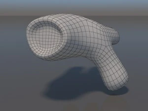 cartoon glove hands 3D Model