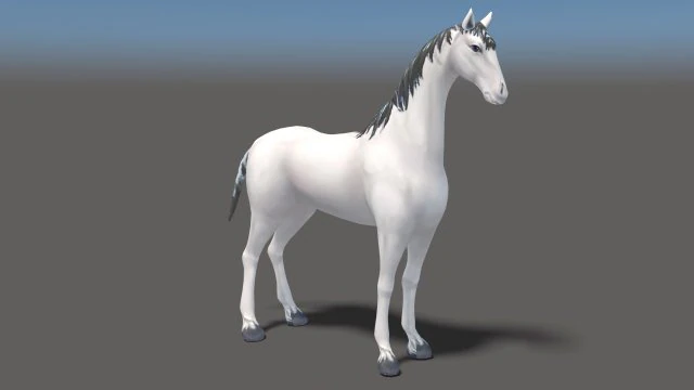 horse 3D Model .c4d .max .obj .3ds .fbx .stl .blend 