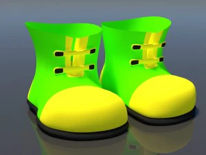 cartoon shoes 3D Model